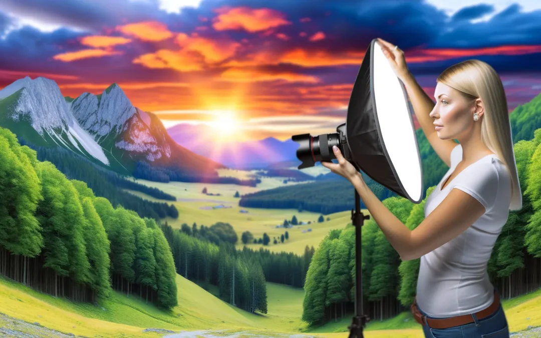 An image illustrating Mastering Light: Using Reflectors and Diffusers