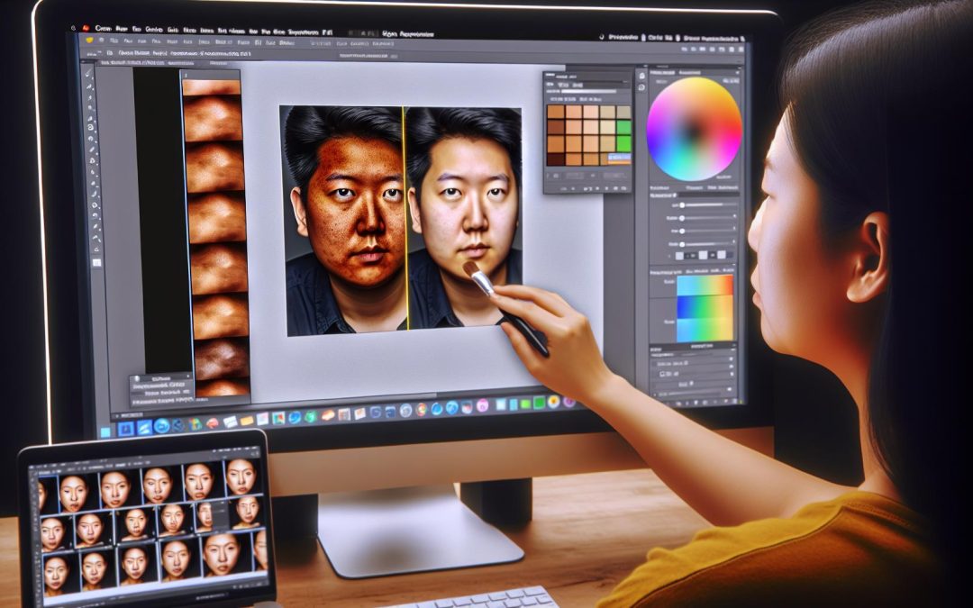 An image illustrating Frequency Separation vs AI Skin Retouch When to Use Each